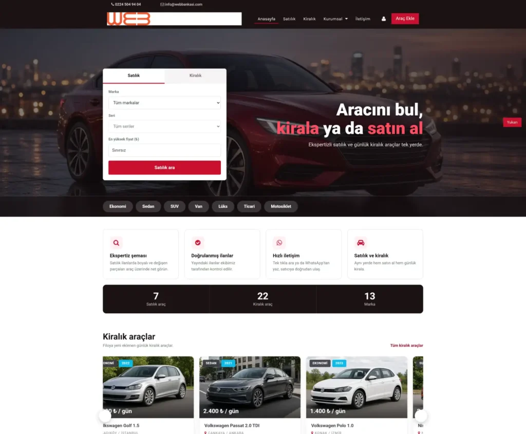 Hazır Galerici Web Siteleri